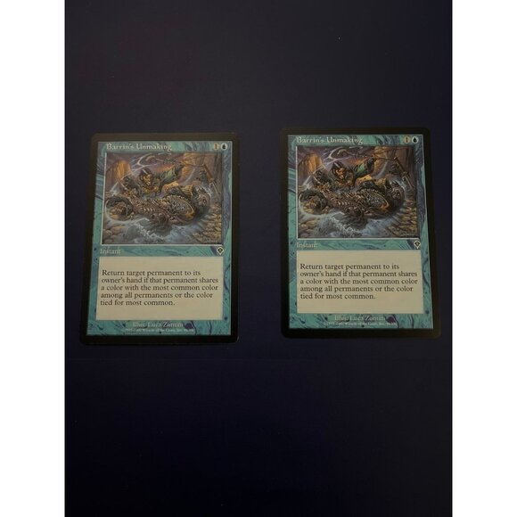 SALE 💸 MTG Barrin’s unmaking 46/350 - set of 2 - Picture 1 of 1